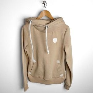 Wanakome Women's Artemis White Edition Sand Pullover Beige Hoodie Size Small